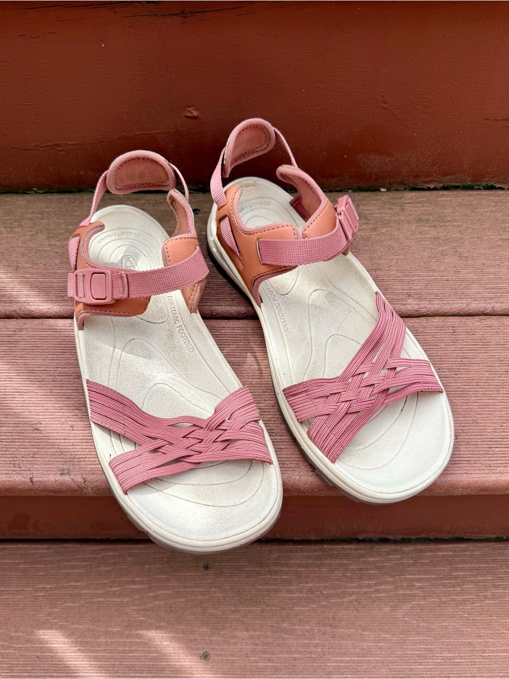 Keen Anatomical Footbed Sandals, Dusty Rose, 9.5